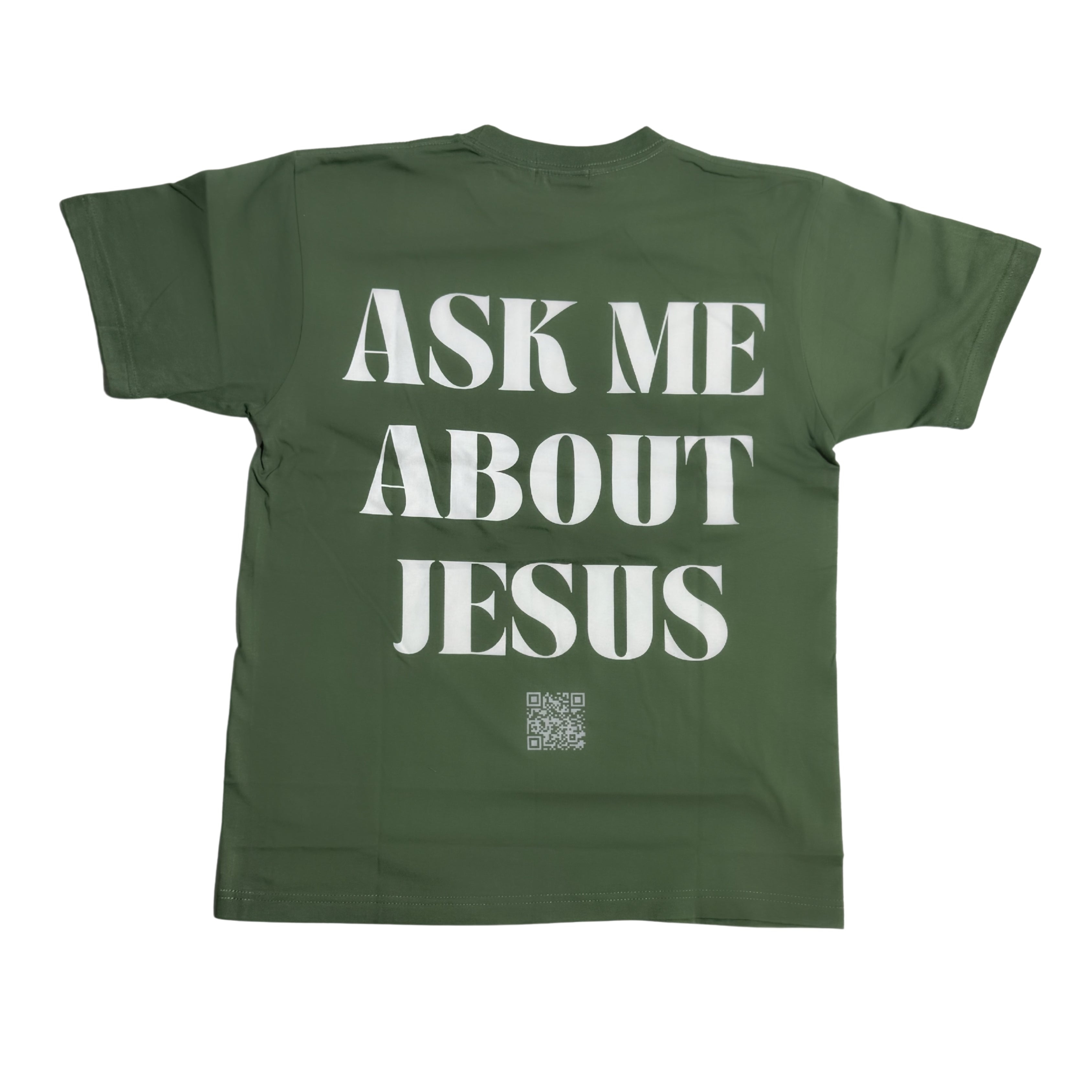 Ask Me About Jesus Tee